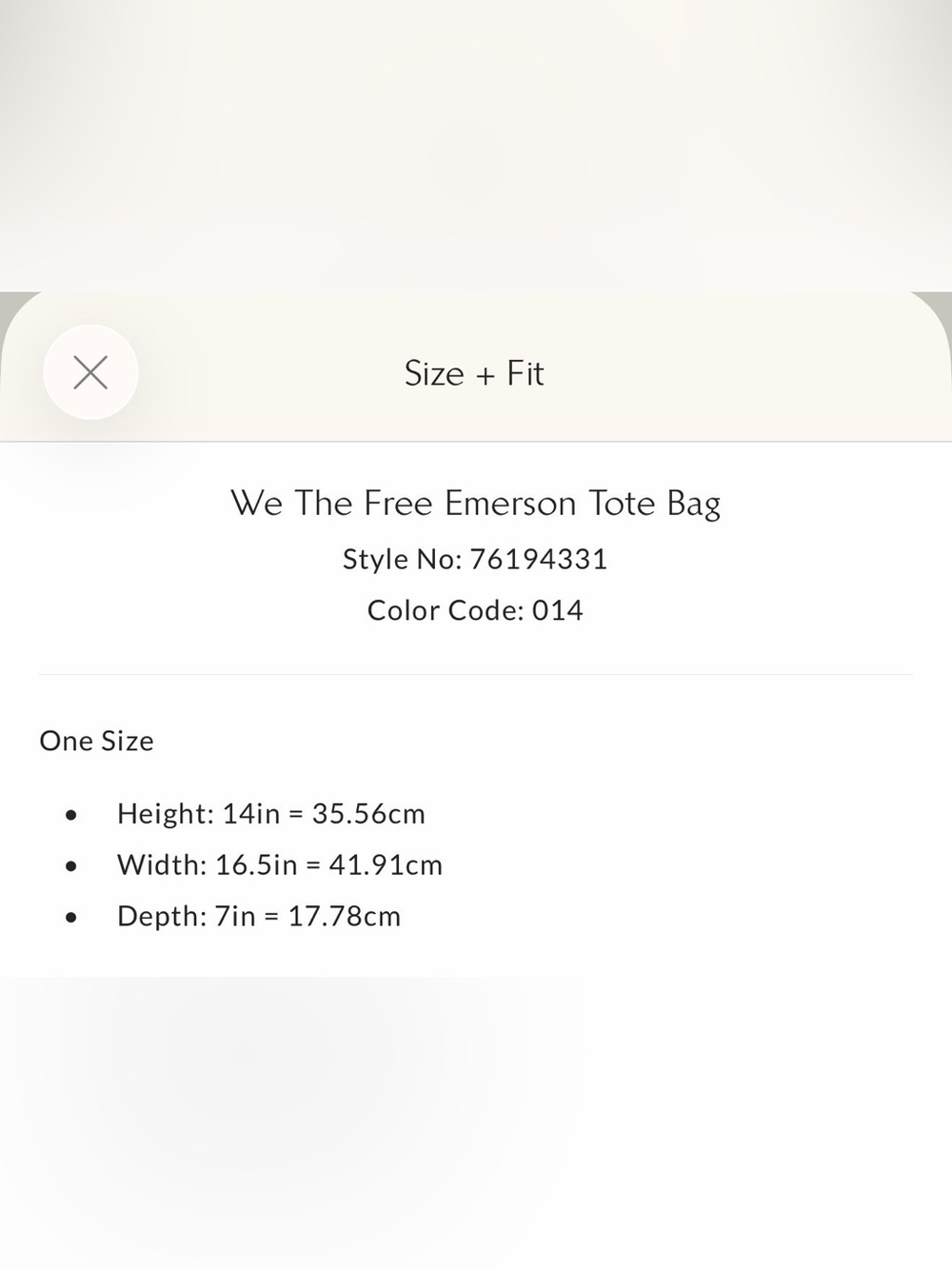Free People Emerson tote in secret sage - Picture 8 of 10
